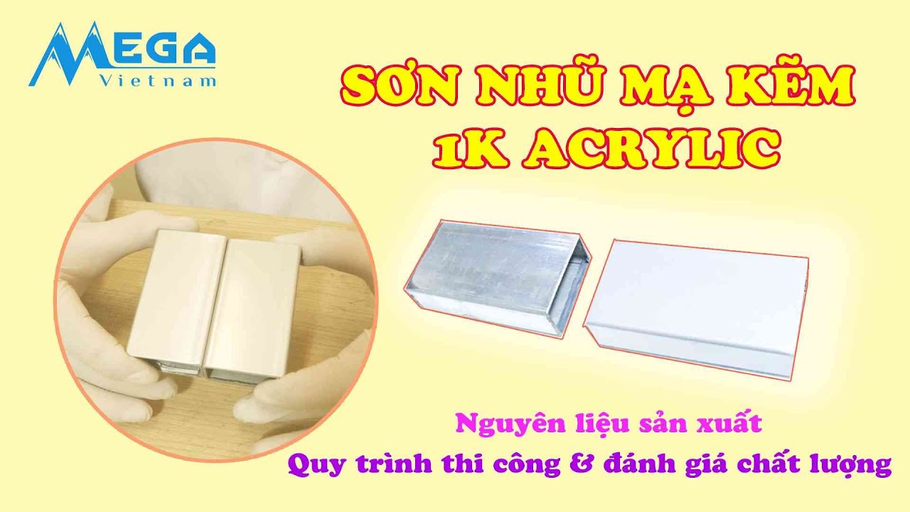 CHUYỂN GIAO CÔNG NGHỆ SẢN XUẤT SƠN NHŨ 1K ACRYLIC TRÊN SẮT MẠ KẼM