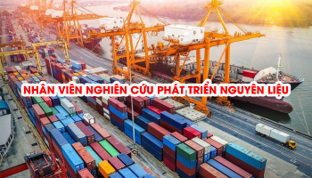 THÔNG BÁO TUYỂN DỤNG NHÂN VIÊN NGHIÊN CỨU PHÁT TRIỂN NGUYÊN LIỆU